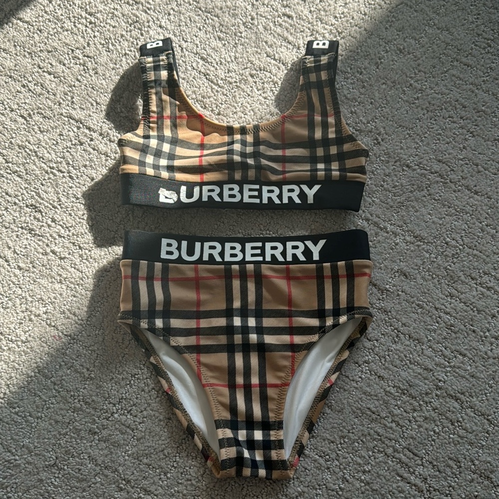 Girls' Liana Vintage Check Two-Piece Swimsuit